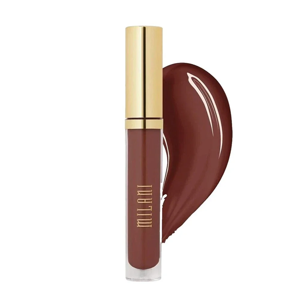 Milani Amore Shine Liquid Lip Color Temptation 05 Deep Warm Berry Glossy Lip